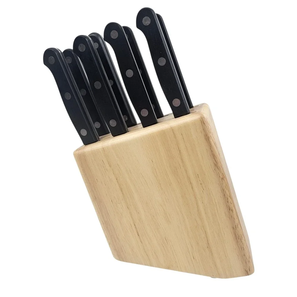 Zwilling Twin Gourmet 8 Piece Steak Knife Set with Wood Block & Utility Knife